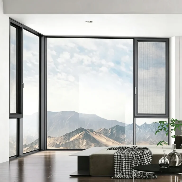 Z126xs-pro Built-in mosquito screen for outward-opening windows.