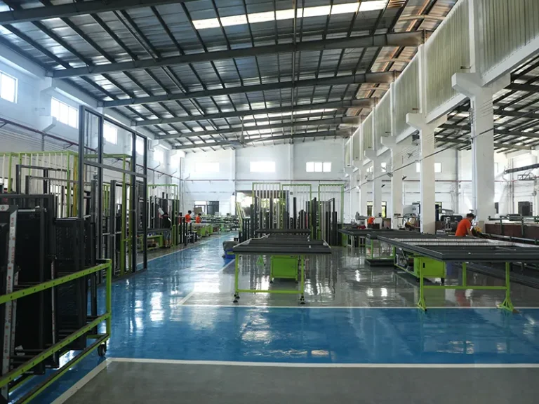 A corner of the production factory