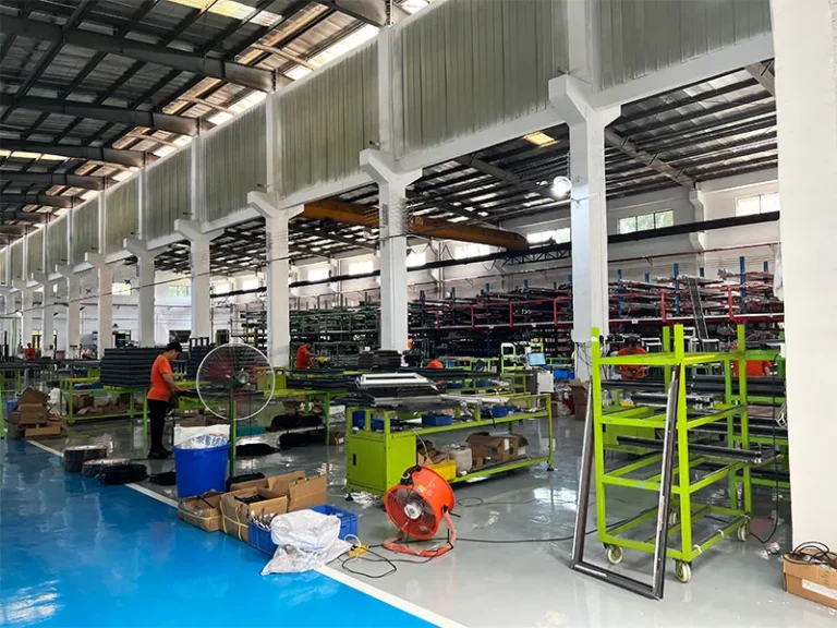 A corner of the factory