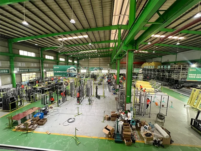 Aluminum alloy doors and windows production base